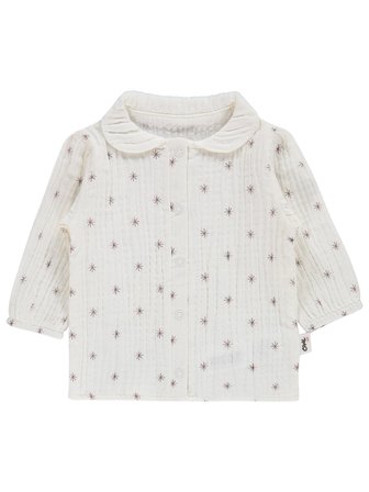 Civil Baby Yıldız Empirme 3-12 Ay Pijama Takımı - Kahverengi