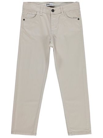 Civil Boys Erkek Çocuk 5 Cep Basic 10-13 Yaş Pantolon - Koyu Taş Rengi