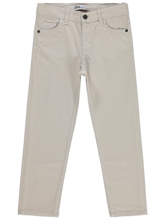 Civil Boys Erkek Çocuk 5 Cep Basic 10-13 Yaş Pantolon - Koyu Taş Rengi