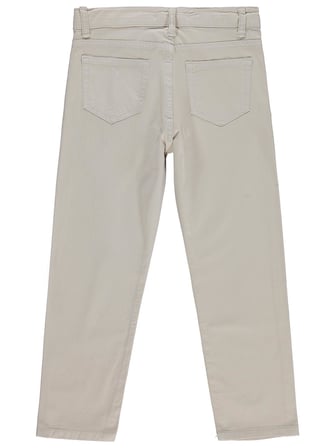 Civil Boys Erkek Çocuk 5 Cep Basic 10-13 Yaş Pantolon - Koyu Taş Rengi