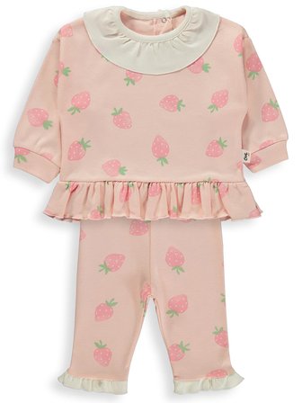 Civil Baby My Lucky Bunny Baskılı 3-18 Ay Takım - Pembe