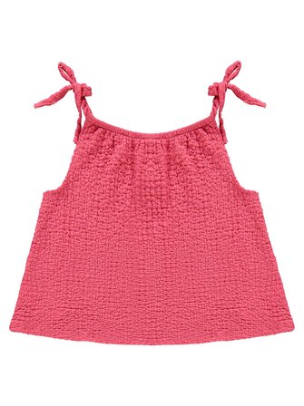 K26Y289-1 Civil Girls Fiyoklu 2-5 Yaş Takım - Kırmızı