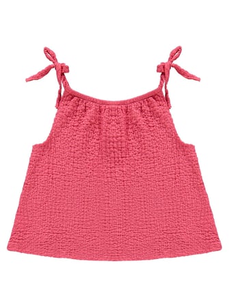 K26Y289-1 Civil Girls Fiyoklu 2-5 Yaş Takım - Kırmızı