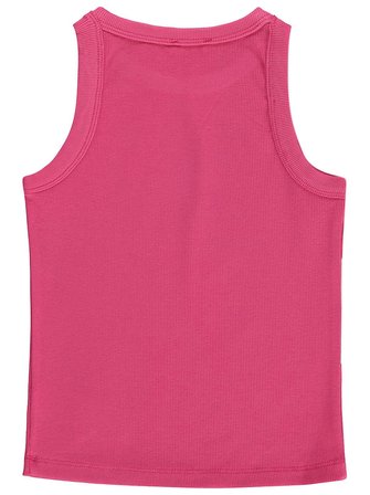 Civil Girls Hibiskus Çiçek Baskılı Askılı 10-13 Yaş Tişört - Fusya