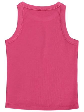 Civil Girls Hibiskus Çiçek Baskılı Askılı 10-13 Yaş Tişört - Fusya