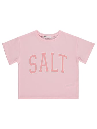 Civil Girls Salt Baskılı 6-9 Yaş Tişört - Pembe