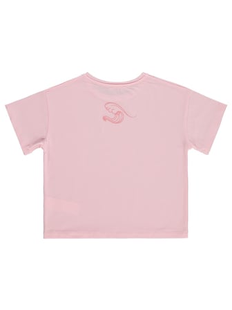 Civil Girls Salt Baskılı 6-9 Yaş Tişört - Pembe