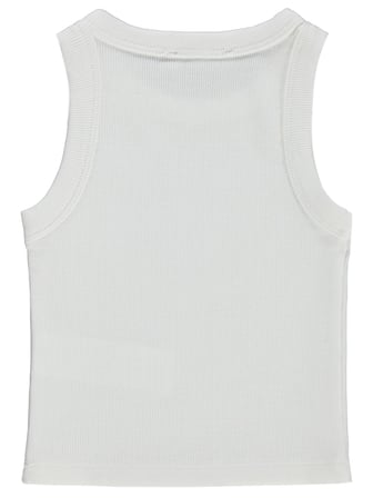 Civil Girls Denizkızı Baskılı Crop Atlet 2-5 Yaş Tişört - Kırık Beyaz