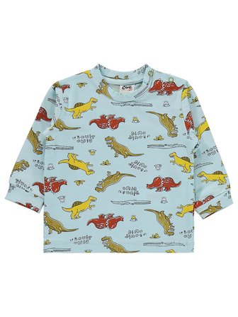 Civil Baby Dino Yazılı 6-18 Ay Pijama Takımı - Mavi