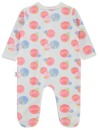 Civil Baby Suluboya Yıldız Emp Bandanalı 1-9 Ay Tulum - Ekru