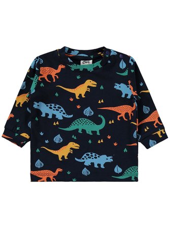 Civil Baby Dinozorlu 6-18 Ay Pijama Takımı - Lacivert