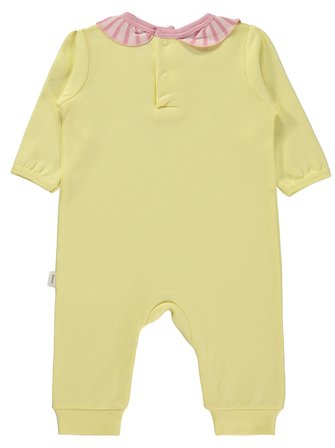 Civil Baby Çiçek Baskılı 3-18 Ay Tulum - Sarı