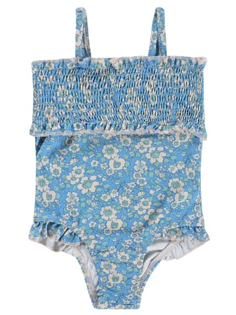 Civil Girls Gipeli Papatya Baskılı 2-12 Yaş Mayo Set - Mavi