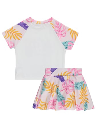 Civil Girls Lovely Bear Baskılı 2-12 Yaş Mayo Set - Pembe