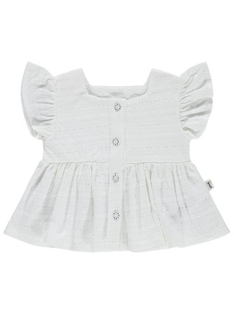 Civil Baby Brodeli Şortlu 6-18 Ay Takım - Ekru