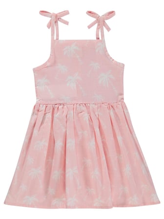 Civil Baby Fiyonk Askılı Flamlı 6-18 Ay Elbise - Pembe