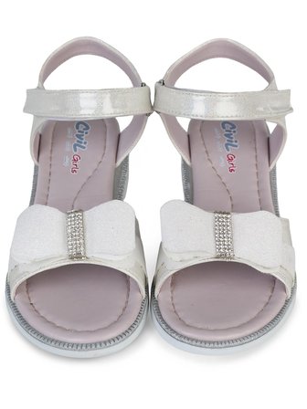 Civil Girls Fiyonk Aksesuarlı 31- Sandalet - Gri