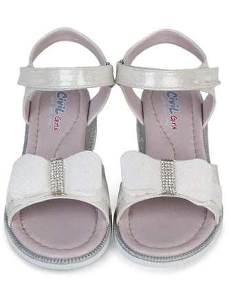 Civil Girls Fiyonk Aksesuarlı 31- Sandalet - Gri