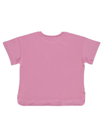 Civil Girls Grow with The Flow Baskılı 10-13 Yaş Tişört - Pembe