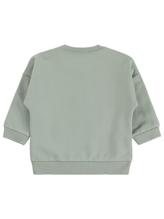 Civil Baby Tavşan Baskılı Basic 6-18 Ay Sweatshirt - Yeşil