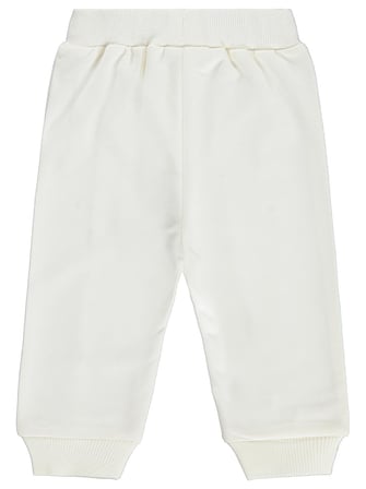 Civil Baby Çiçek Nakışlı Basic 6-18 Ay Eşofman Altı - Ekru