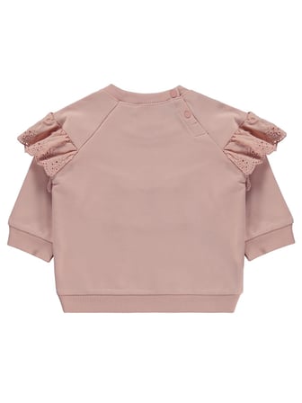Civil Baby Fırfırlı Basic 6-18 Ay Sweatshirt - Pembe