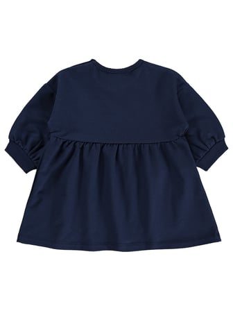 Civil Baby Çiçek Nakışlı Basic 6-18 Ay Elbise - Lacivert