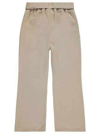 Civil Girls Kuşaklı 6-9 Yaş Pantolon - Kahverengi