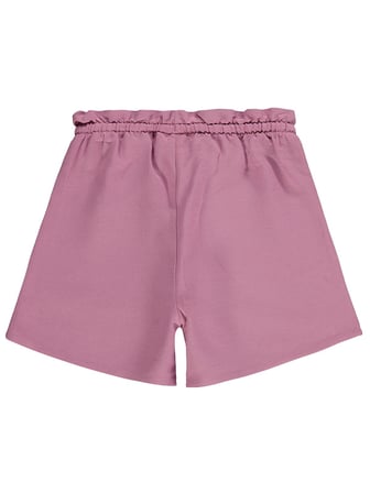 Civil Girls Beli Lastikli Cepli 10-13 Yaş Şort - Pembe