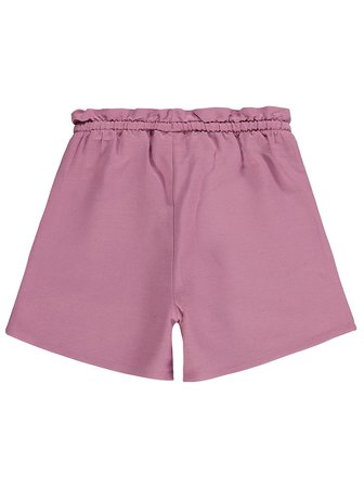 Civil Girls Beli Lastikli Cepli 10-13 Yaş Şort - Pembe