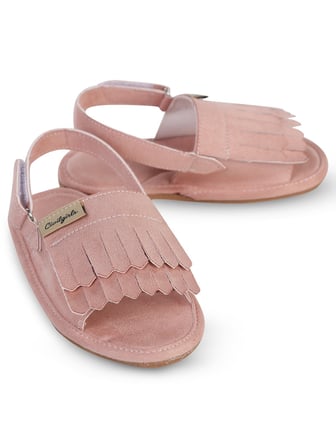 Civil Girls Püsküllü 26- Sandalet - Pembe