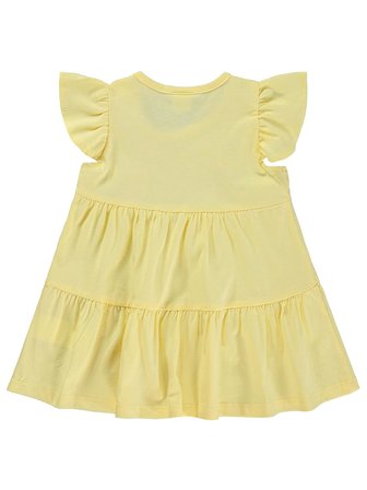 Civil Baby Zürafa Lase Nakış 6-18 Ay Elbise - Sarı