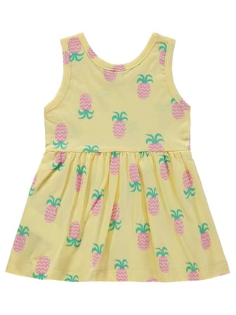 Civil Baby Ananas Empirme 6-18 Ay Elbise - Sarı