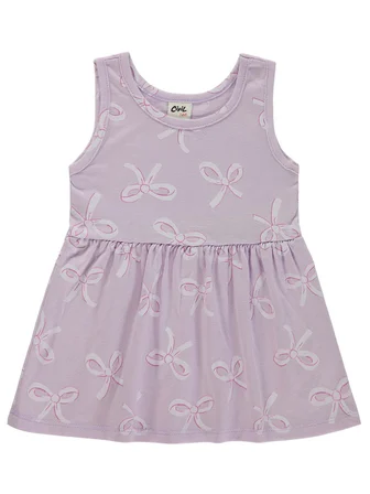 Civil Baby Fiyonk Empirme 6-18 Ay Elbise - Lila