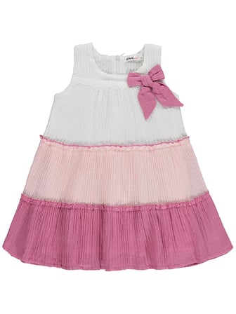 Civil Girls Fiyonklu 2-5 Yaş Elbise - Pembe
