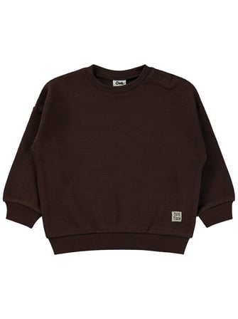 Civil Baby Basic 6-18 Ay Sweatshirt - Kahverengi