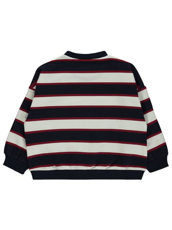 Civil Baby Çizgili 6-18 Ay Sweatshirt - Lacivert