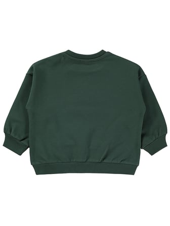 Civil Baby Teddy Bear Baskılı 6-18 Ay Sweatshirt - Yeşil