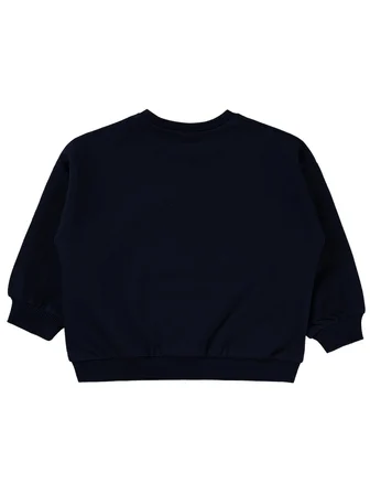 Civil Baby Teddy Bear Baskılı 6-18 Ay Sweatshirt - Lacivert