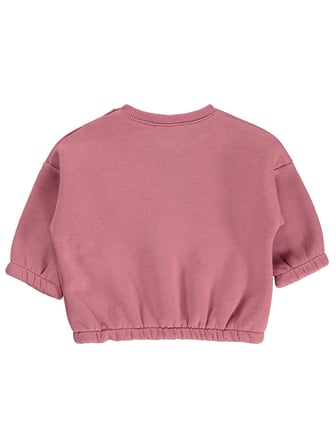 Civil Baby Çiçek Nakışlı Basic 6-18 Ay Sweatshirt - Turuncu