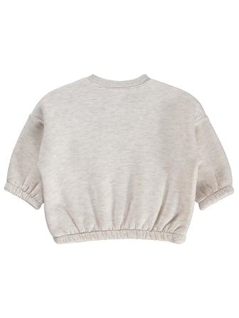 Civil Baby Çiçek Nakışlı Basic 6-18 Ay Sweatshirt - Bej