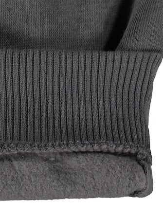 Civil Baby Çiçek Nakışlı Basic Kapşonlu 6-18 Ay Sweatshirt - Gri
