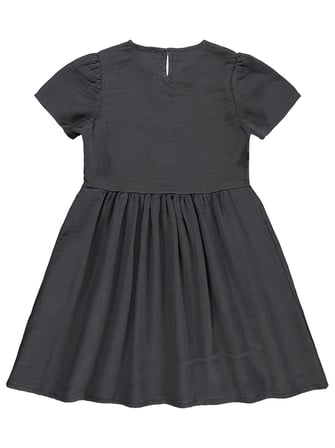 Civil Girls Fiyonklu 6-9 Yaş Elbise - Gri