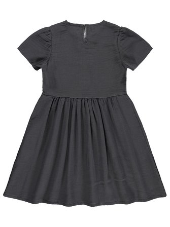 Civil Girls Fiyonklu 6-9 Yaş Elbise - Gri
