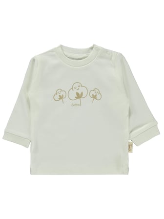 Civil Baby Organik Pamuklu 1-9 Ay Sweatshirt - Ekru