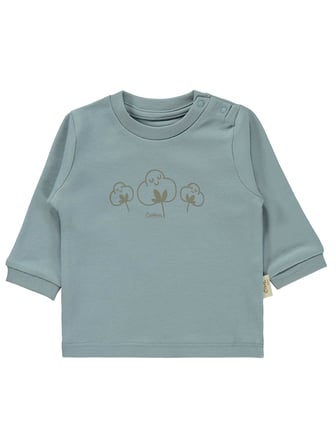 Civil Baby Organik Pamuklu 1-9 Ay Sweatshirt - Mavi