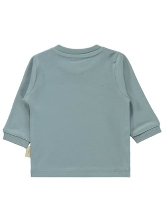Civil Baby Organik Pamuklu 1-9 Ay Sweatshirt - Mavi