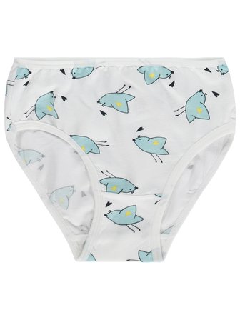 Civil Girls Kız Çocuk Cute Bird 2-12 Yaş 2'li Külot - Standart