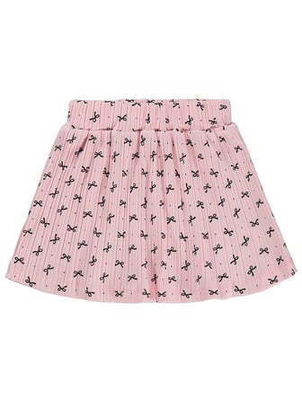 Civil Girls Fiyonk Desenli 2-5 Yaş Etek - Pembe