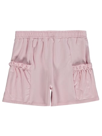 Civil Girls Torba Cep Detaylı 6-9 Yaş Şort - Pudra
